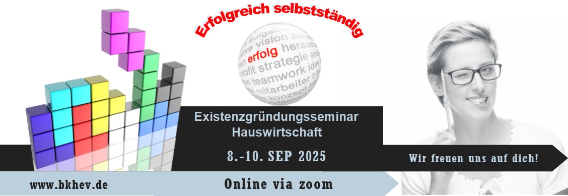 Existenzgründungseminar für ambulante hauswirtschaftliche Dienste